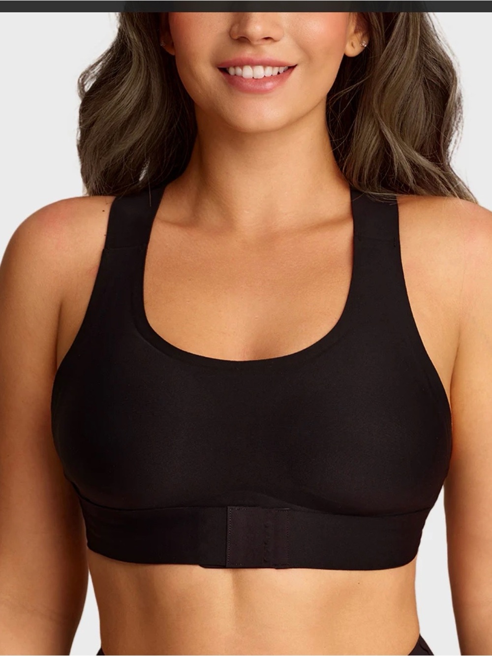 She-Curve Front Closure Cross-Back Wireless Posture Bra